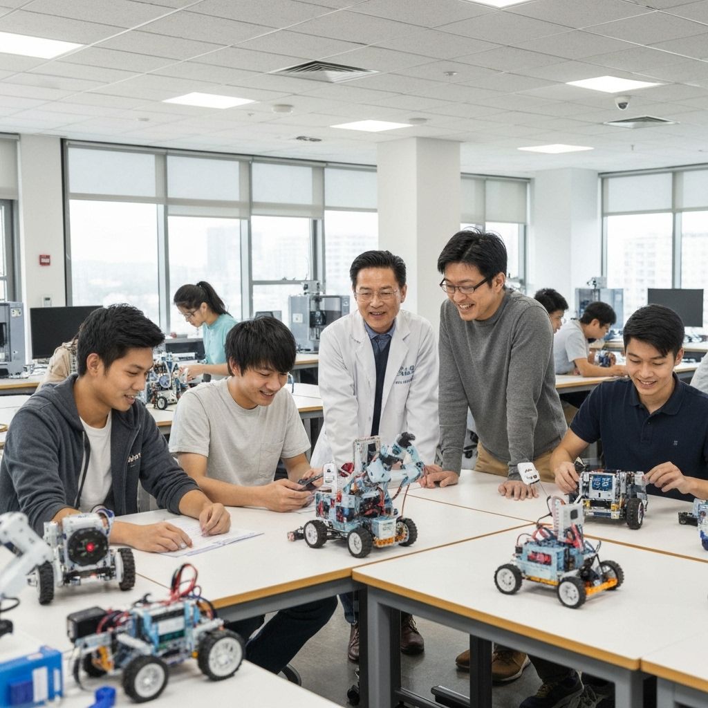 Students learning in our classroom